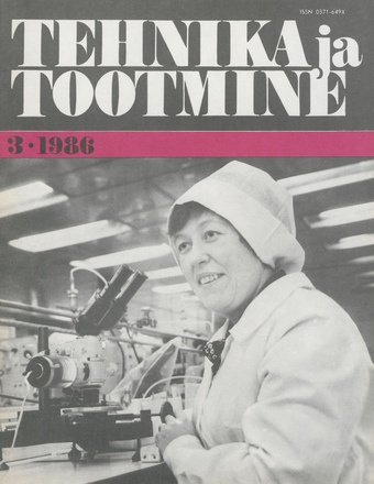 Tehnika ja Tootmine ; 3 1986-03