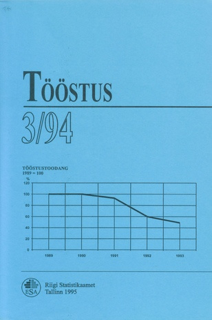 Tööstus : kvartalibülletään  = Industry kvartalibülletään ; 3 1995