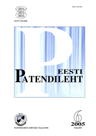 Eesti Patendileht ; 6