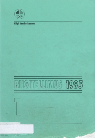 Riigitellimus 1995 1 : [riigieelarvest finantseeritavate vaatluste kirjeldused] ; 1995