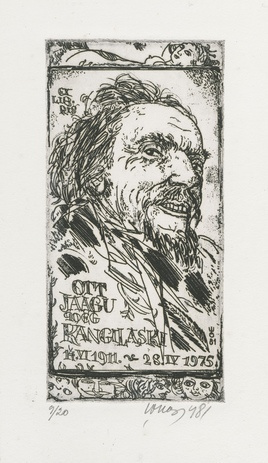 Ex libris Ott Jaagu poeg Kangilaski  