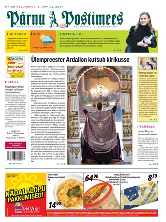 Pärnu Postimees ; 66 2007-04-05