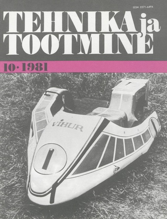Tehnika ja Tootmine ; 10 1981-10