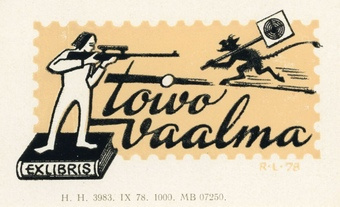 Ex libris Toivo Vaalma 