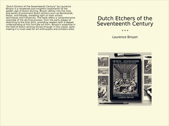 Dutch Etchers of the Seventeenth Century 