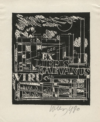 Ex libris kaevandus Viru 