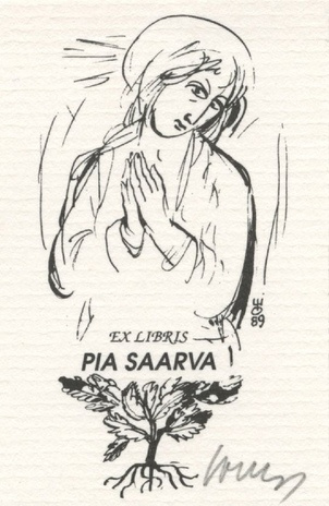 Ex libris Pia Saarva 