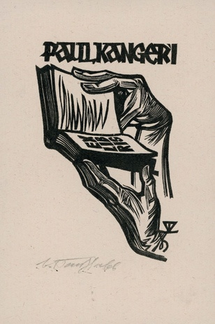 Paul Kangeri ex libris 