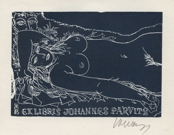 Ex libris Johannes Parvits 