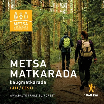 Metsa matkarada : kaugmatkarada Läti/Eesti 1060 km 