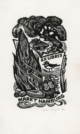 Ex libris Maret Hamburg 