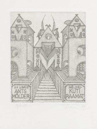 Ex libris Ants Mölder  