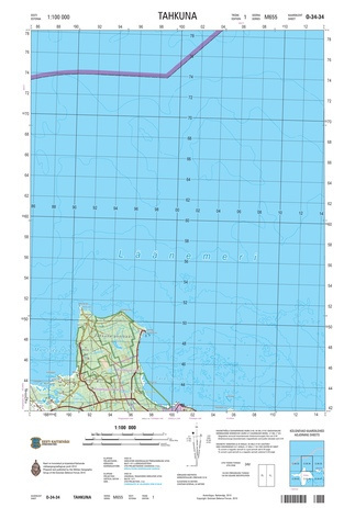 O-34-34 Tahkuna : Eesti = Estonia 1:100 000 