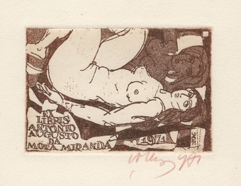 Ex libris Antonio Augusto da Mota Miranda  