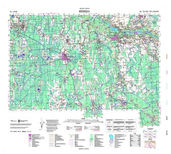 O-35-63-CD Mõisaküla : Eesti = Estonia 1:50 000 