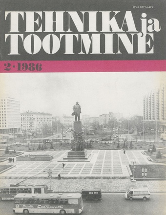 Tehnika ja Tootmine ; 2 1986-02