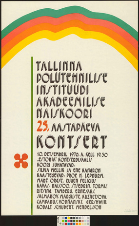 Tallinna Polütehnilise Instituudi Akadeemilise Naiskoori 25. aastapäeva kontsert