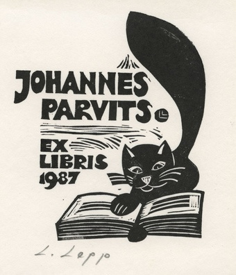 Johannes Parvits ex libris 