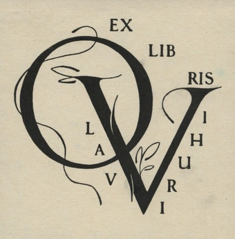 Ex libris Olav Vihuri 