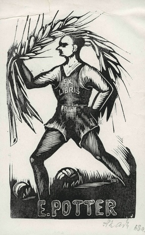 Ex libris E. Potter