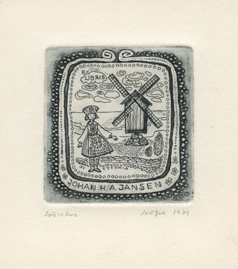 Ex libris Johan H. A. Jansen 