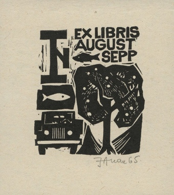 Ex libris August Sepp 