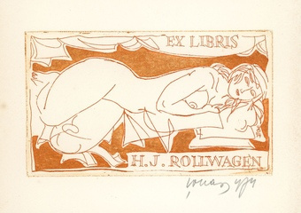 Ex libris H. J. Rollwagen 