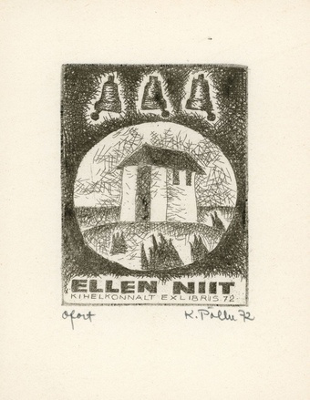 Ellen Niit Kihelkonnalt exlibris 