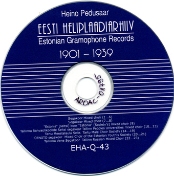 Eesti heliplaadiarhiiv 1901-1939. 44