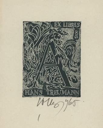 Ex libris Hans Treumann 