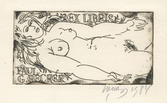 Ex libris Paul G. Becker 