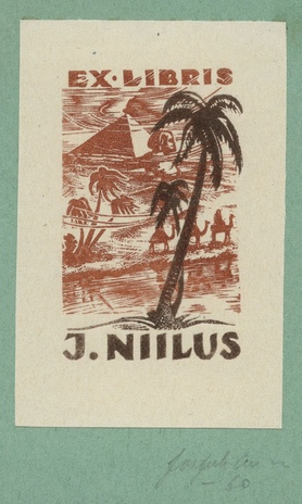 Ex libris J. Niilus 