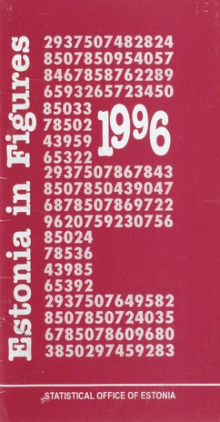 Estonia in figures ; 1996