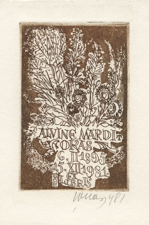 Alvine Mardi t. Okas ex libris 