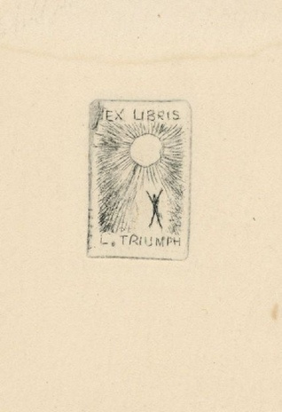 Ex libris L. Triumph 