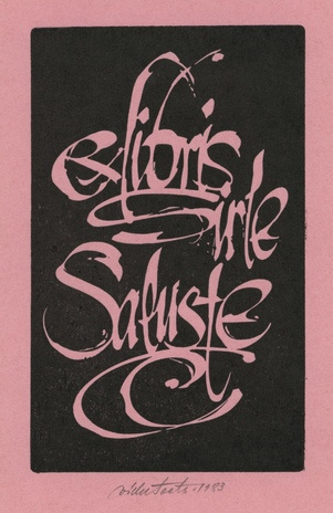 Ex libris Sirle Saluste 