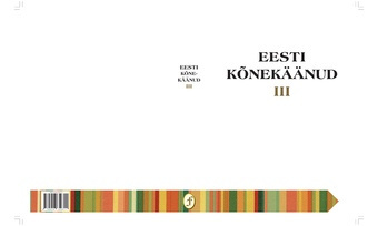 Eesti kõnekäänud. III, Indeks 