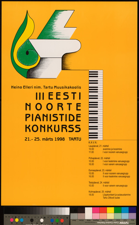 III Eesti noorte pianistide konkurss