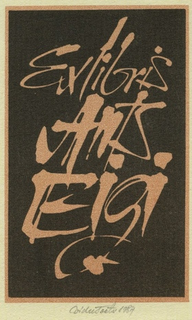 Ex libris Ants Eigi 