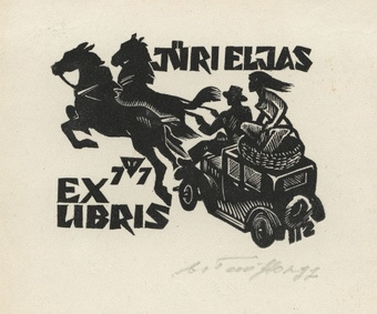 Jüri Eljas ex libris 