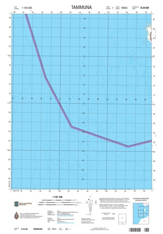 O-34-80 Tammuna : Eesti = Estonia 1:100 000 