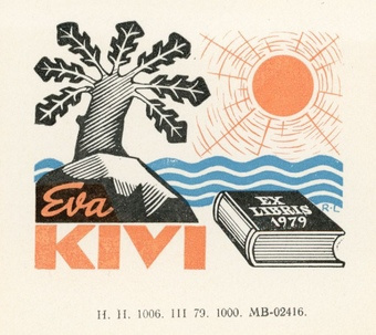 Eva Kivi ex libris 