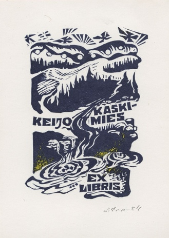 Keijo Kaskimies ex libris 