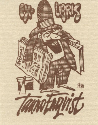 Ex-libris Tauno Enqvist 