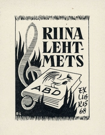 Riina Lehtmets ex libris 