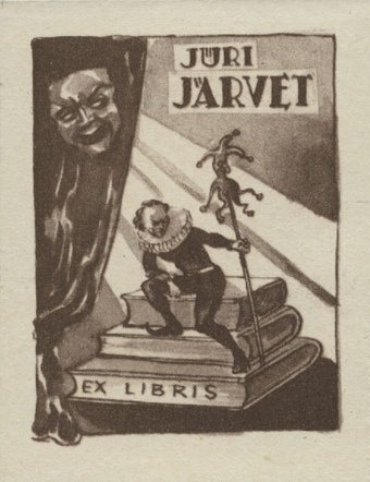 Jüri Järvet ex libris 