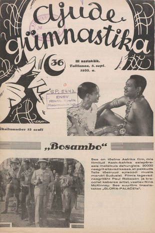 Ajude Gümnastika : ristsõnamõistatuste ajakiri ; 36 1935-09-05