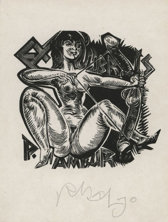 Ex libris P. Ambur 