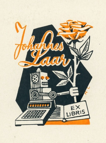 Johannes Laar ex libris 