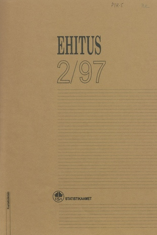 Ehitus : kvartalibülletään ; 2 1997-09